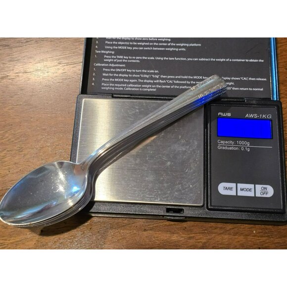 Alvin Chapel Bells Sterling Silver Teaspoons Set Of 6 - 1939 6" Long HS109 - Picture 6 of 6